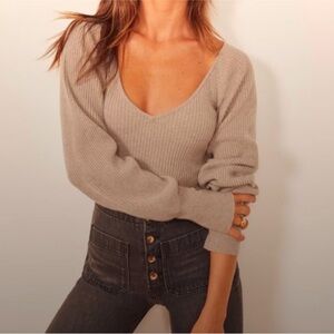 Reformation Hart Cashmere Sweater S